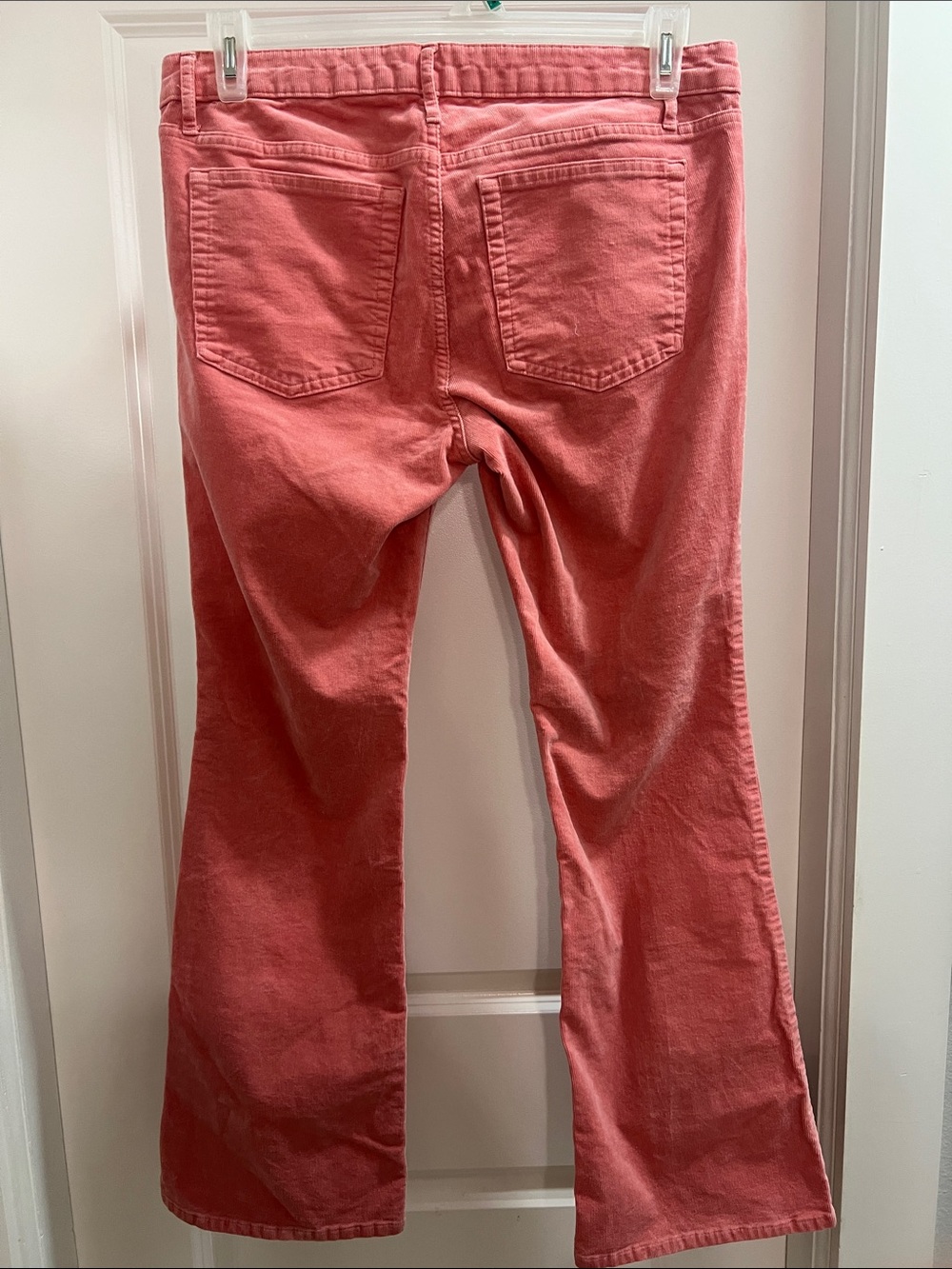 Wild Fable Pink Corduroy Flare Pants Women’s Size 12 Low Rise Stretch Retro Y2K - Picture 3 of 8